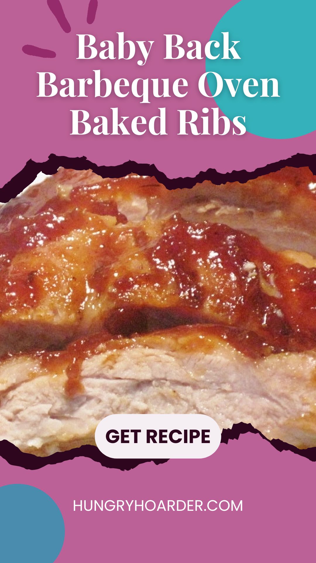 Baby Back Barbeque Oven Baked Ribs Recipe - Hungry Hoarder
