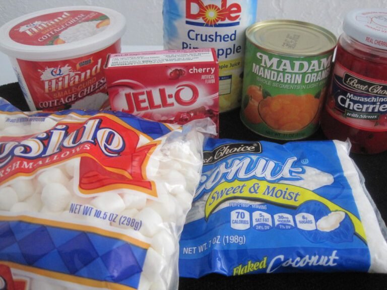 Ingredients for Ambrosia