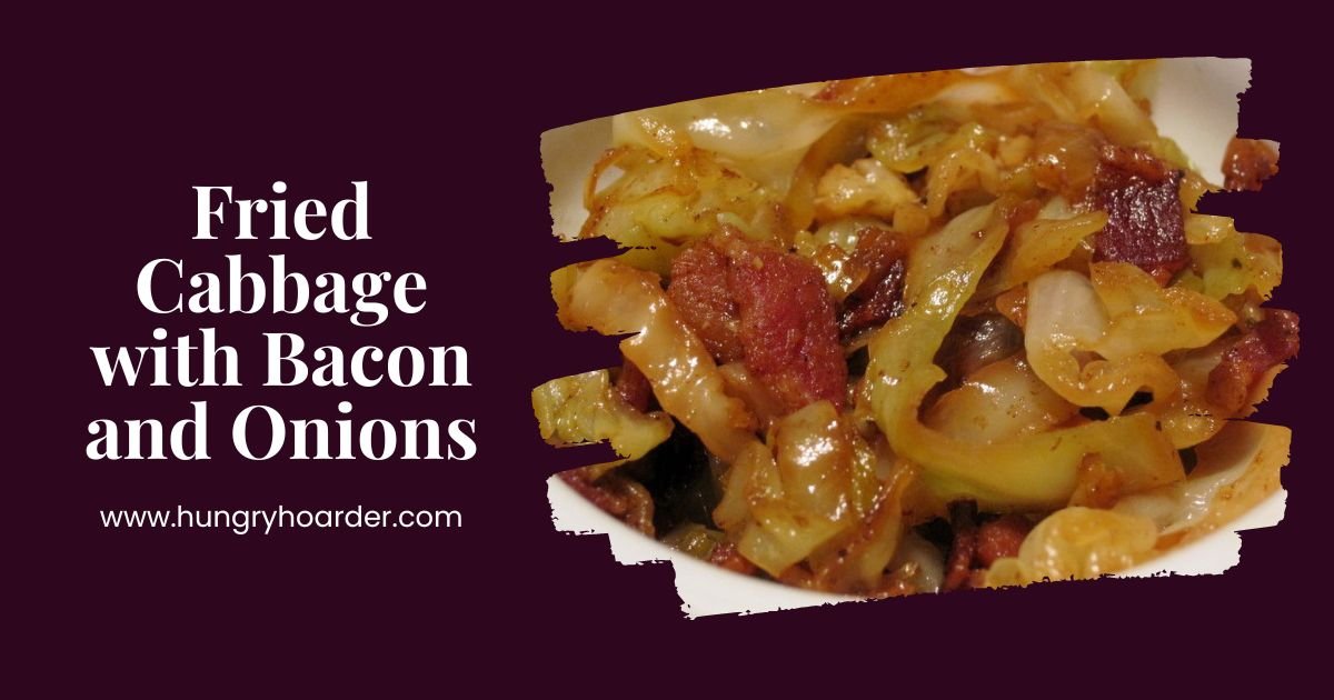 Fried Cabbage with Bacon and Onions Recipe - Hungry Hoarder