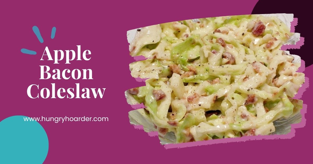 Apple Bacon Coleslaw Recipe - Hungry Hoarder