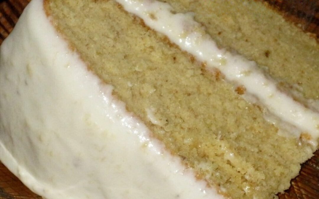 Banana Cake with Real Banana Frosting