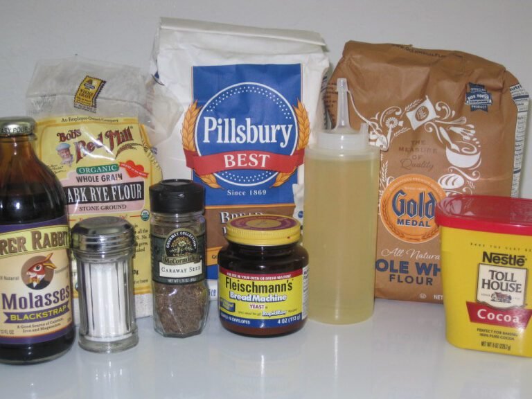 Ingredients for Black Forest Pumpernickel Bread