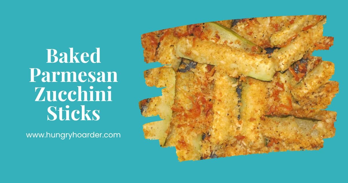 Baked Parmesan Zucchini Sticks Recipe - Hungry Hoarder